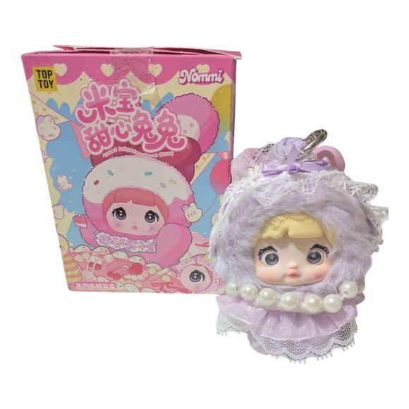 Accessories - Nommi Sweet Bunny Charm Plush Doll Purple Kawaii Blind Box Figure